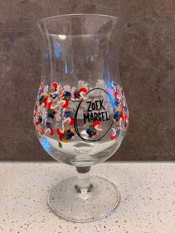 Bierglas La Chouffe - zoek Marcel - z.g.a.n. beschikbaar voor biedingen