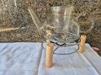 Glazen theepot met warmtehouder, Overige typen, Ophalen of Verzenden, Overige stijlen, Glas