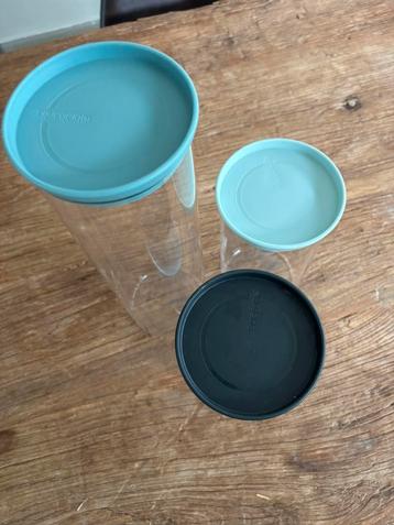 Brabantia 4 glazen voorraadbussen beschikbaar voor biedingen