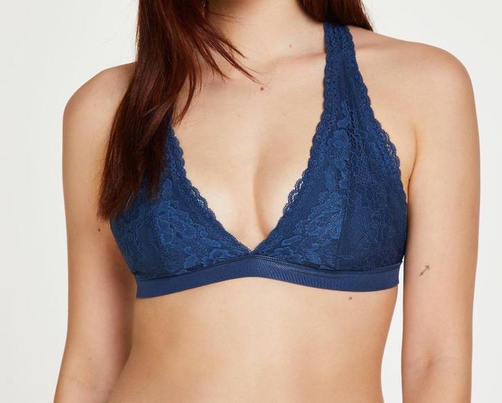 Hunkemoller blauwe Bralette bh Alexis maat M, Kleding | Dames, Ondergoed en Lingerie, BH, Blauw, Ophalen of Verzenden