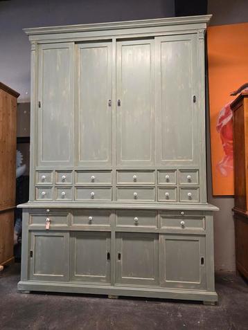Hoge franse keukenkast | buffetkast | apothekerskast 286cm! beschikbaar voor biedingen