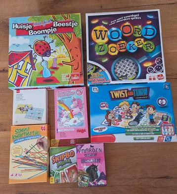 Pakket van diverse spellen - set 8 spellen beschikbaar voor biedingen