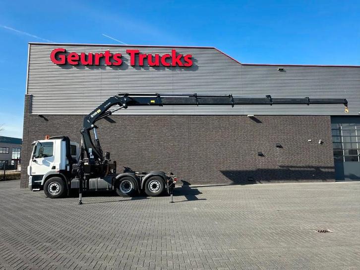 DAF CF 85 410 6X2 + HIAB 422EP-5 HIPRO TREKKER/SATTELZUG/TRA, Auto's, Vrachtwagens, Bedrijf, ABS, Achteruitrijcamera, Airconditioning