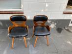 2 vintage design stoelen Kare Design East Side Wood € 60 pst, Huis en Inrichting, Stoelen, Twee, Hout, Ophalen of Verzenden, Bruin
