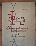 Gereedschappen metaal bewerking dl2 1958 techniek, Boeken, Techniek, Ophalen of Verzenden, Zo goed als nieuw, Bouwkunde