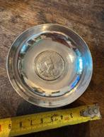 Klein oud zilver ? bakje met antieke zilveren iraanse munt, Ophalen of Verzenden, Zilver