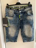 ICON korte spijkerbroek, maat 36, Kleding | Heren, W36 - W38 (confectie 52/54), Blauw, Nieuw, Ophalen of Verzenden