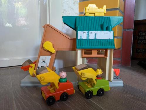 Vintage Fisher-Price lift and load depot 1976 no 942, Kinderen en Baby's, Speelgoed | Fisher-Price, Gebruikt, Speelset, Ophalen of Verzenden