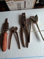 Oud gereedschap diversen tangen en soldeerspperaat, Ophalen of Verzenden