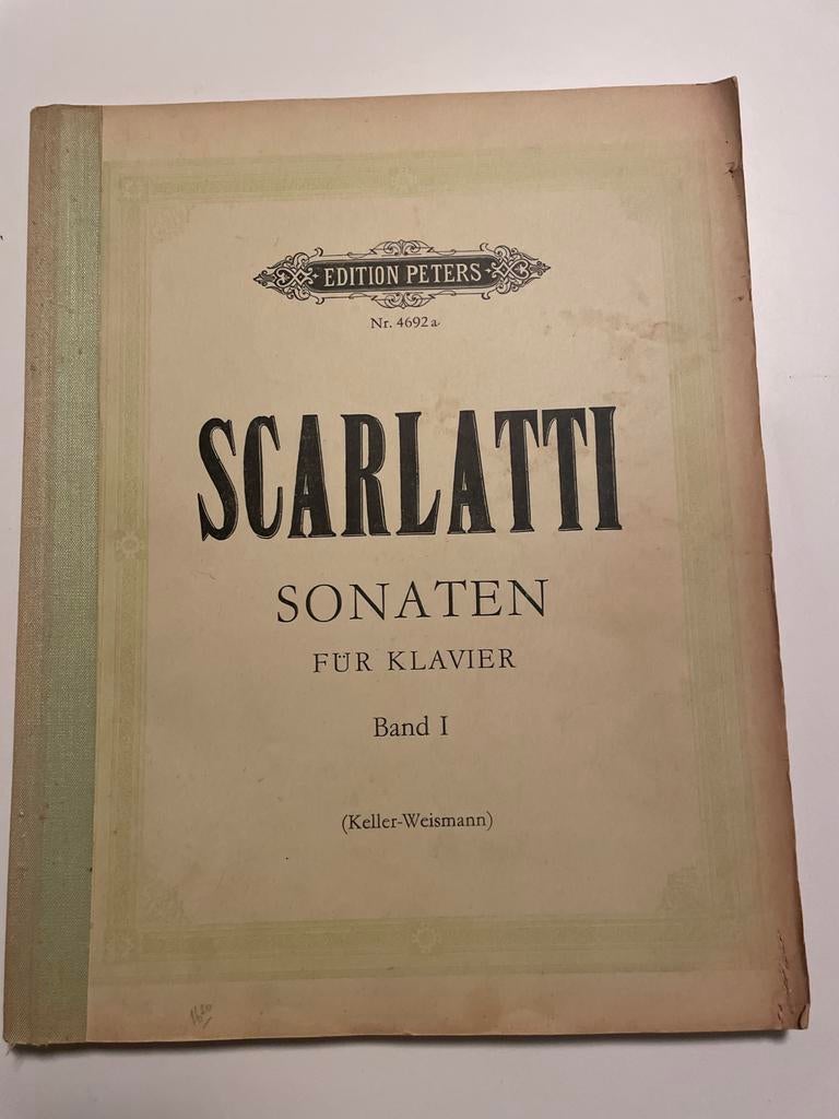 Scarlatti Sonaten für Klavier - Band I, Muziek en Instrumenten, Gebruikt, Klassiek, Ophalen of Verzenden, Artiest of Componist