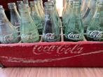 Collectors item: Coca Cola houten kratje met flesjes, Verzamelen, Gebruikt, Ophalen