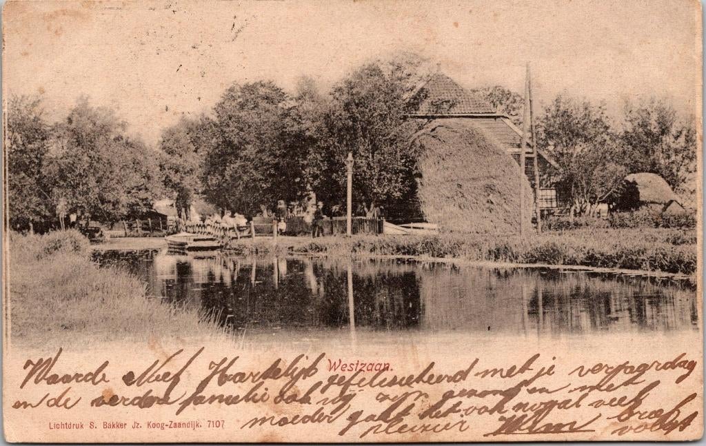 Westzaan (1903), Verzenden, Voor 1920, Gelopen, Noord-Holland