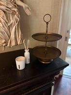 Mooie gouden etagere, Ophalen of Verzenden, Gebruikt