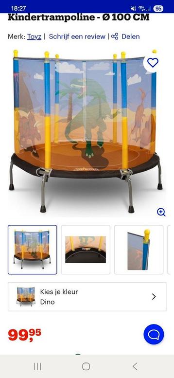 Dino Trampoline  beschikbaar voor biedingen