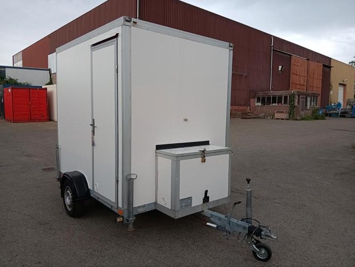 Mobiele badkamer geheel compleet in zeer nette stast, Auto diversen, Aanhangers en Bagagewagens, Zo goed als nieuw, Ophalen