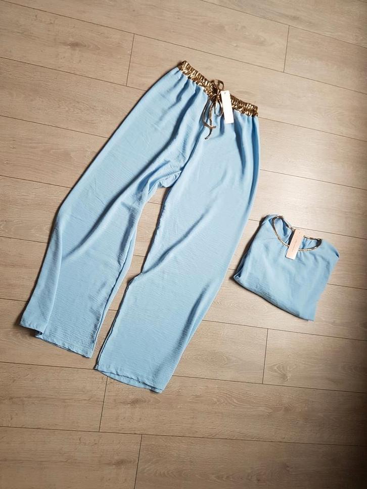 Set sky blue one size, Kleding | Dames, Huispakken, Verzenden