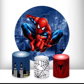 Spiderman backdrop rond beschikbaar voor biedingen