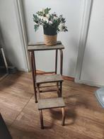 Vintage Brocante Trapje, Ophalen, Gebruikt, Bruin, Eén