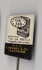 TikTak Koffie EVZ Frikken Vlagtwedde speldje, Verzamelen, Gebruikt, Niet vindbaar, Niet vindbaar, Speldje of Pin
