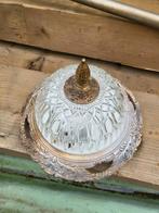 plafondlamp plafonnière vintage antiek, Huis en Inrichting, Ophalen of Verzenden, Gebruikt, Metaal