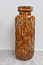 Scheurich in Bruin met relief decor 286/40, Overige kleuren, Ophalen of Verzenden, Zo goed als nieuw, Onbekend