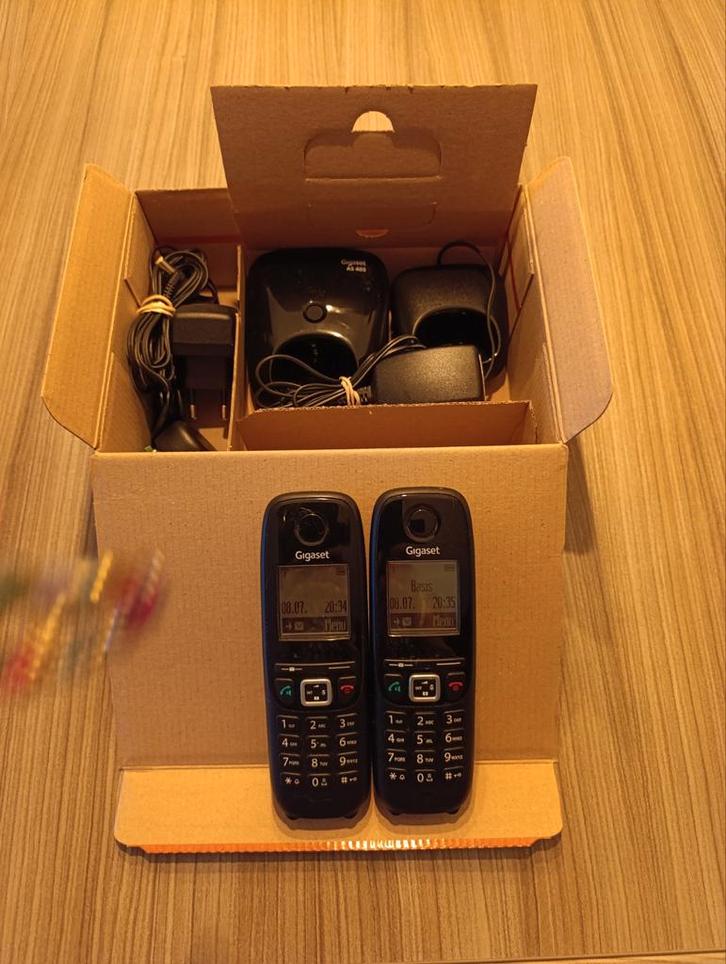 Gigaset AS405 DUO, Telecommunicatie, Vaste telefoons | Handsets en Draadloos, Gebruikt, 2 handsets, Ophalen