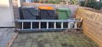 3x8 glazenwasser ladder, Ophalen, Gebruikt, Ladder, 4 meter of meer