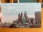 Amsterdam stempel Burgerbrug 1908, Verzamelen, Ansichtkaarten | Nederland, Verzenden, Voor 1920, Gelopen, Noord-Holland