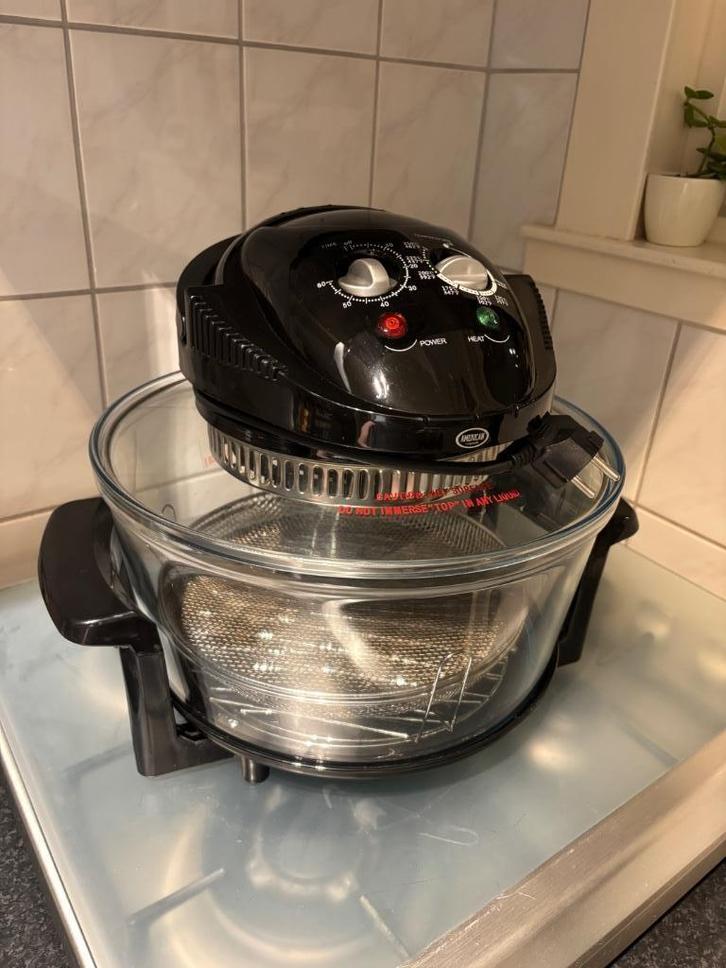 Halogeen oven/airfryer, Witgoed en Apparatuur, Airfryers, Gebruikt, Airfryer XL, 1000 t/m 1499 gram, Ophalen of Verzenden