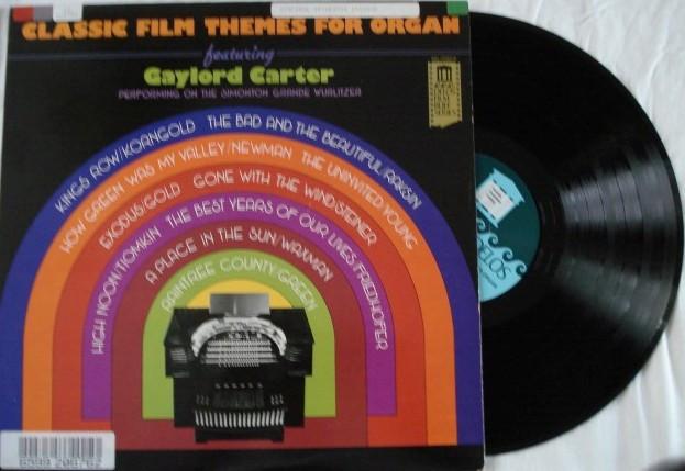 Classic film themes for organ - Gaylord Carter, Ophalen of Verzenden, Gebruikt, 12 inch