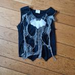 Zombie top Halloween 128 mey vleermuis print, Ophalen of Verzenden, Zo goed als nieuw, 122 t/m 128, Jongen of Meisje