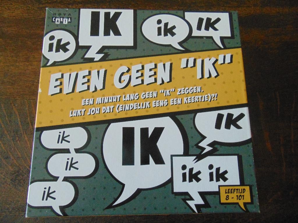 Even geen Ik Spel van Nova Carta, Hobby en Vrije tijd, Gezelschapsspellen | Bordspellen, Vijf spelers of meer, Ophalen of Verzenden