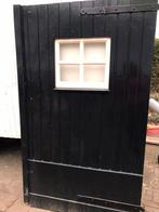 Klassieke garagedeuren - twee dubbele deuren, Gebruikt, Schuur, Minder dan 200 cm, 1 raam