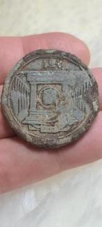 Loden zware zegel penning, Ophalen of Verzenden, Overige materialen