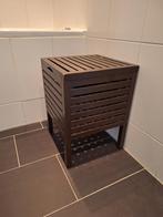 IKEA MOLGER houten kruk/wasmand met opbergruimte, Ophalen, Gebruikt, Hout