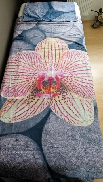 2x Dekbed overtrek lotus meditatie stenen orchidee. Boeddha beschikbaar voor biedingen