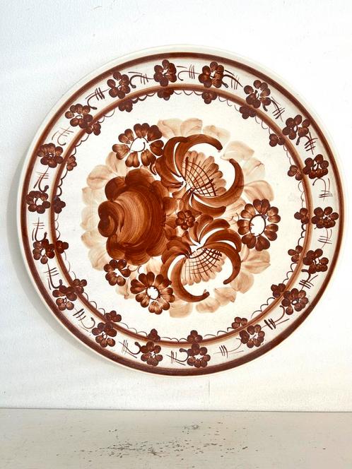 OPRUIMING groot wandbord bloemen va 5 euro, Antiek en Kunst, Antiek | Wandborden en Tegels, Ophalen