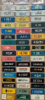 Kentekenplaatjes op schaal uit verschillende landen, Ophalen, Gebruikt