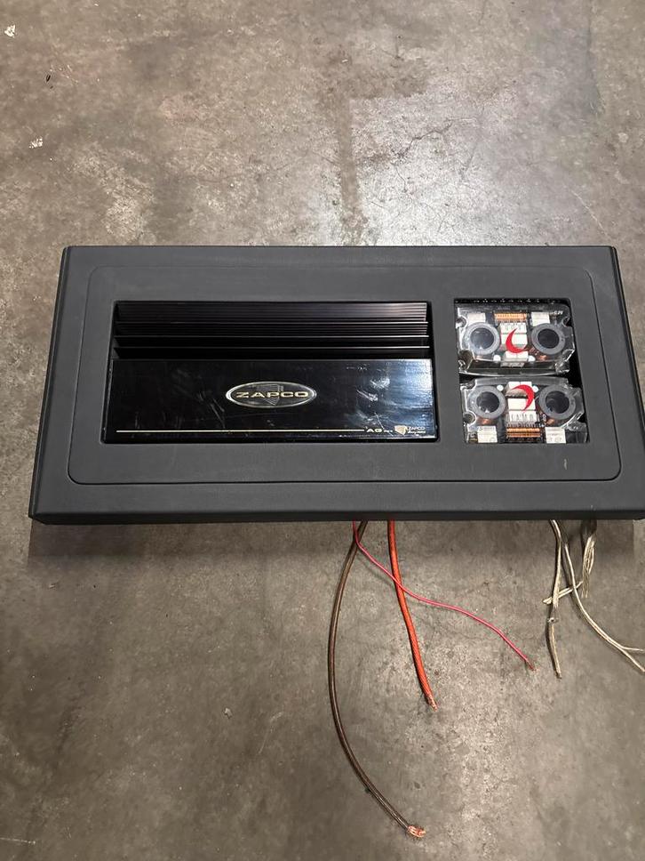 Zapco AG versterker met Diamond crossovers, Auto diversen, Autospeakers, Gebruikt, Ophalen of Verzenden