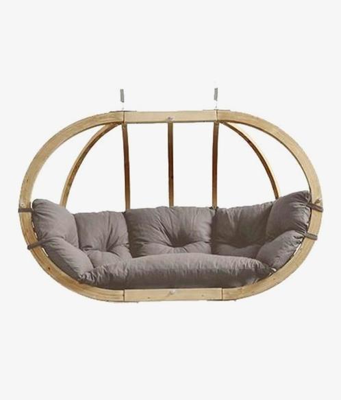 Amazonas Globo Royal Chair Taupe (Schommelbank), Tuin en Terras, Tuinsets en Loungesets, Zo goed als nieuw, 2 zitplaatsen, Ophalen