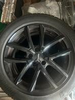 Mooie velgen Monaco CL2 Zwart Glans 17”  met winterbanden, Auto-onderdelen, Banden en Velgen, Gebruikt, Velg(en), 17 inch, Personenwagen