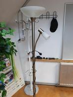 Chromen Lamp met 2 Schakelaars, Gebruikt, Ophalen of Verzenden, Glas, Modern