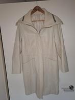 * Off-White Leren Dames Jas - Vera Pelle * Mt. 40 * ZGAN *, Kleding | Dames, Jassen | Winter, Maat 38/40 (M), Wit, Ophalen of Verzenden