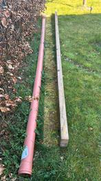 Vuren houten balk 195x70 480cm, Ophalen, Zo goed als nieuw, Overige metalen