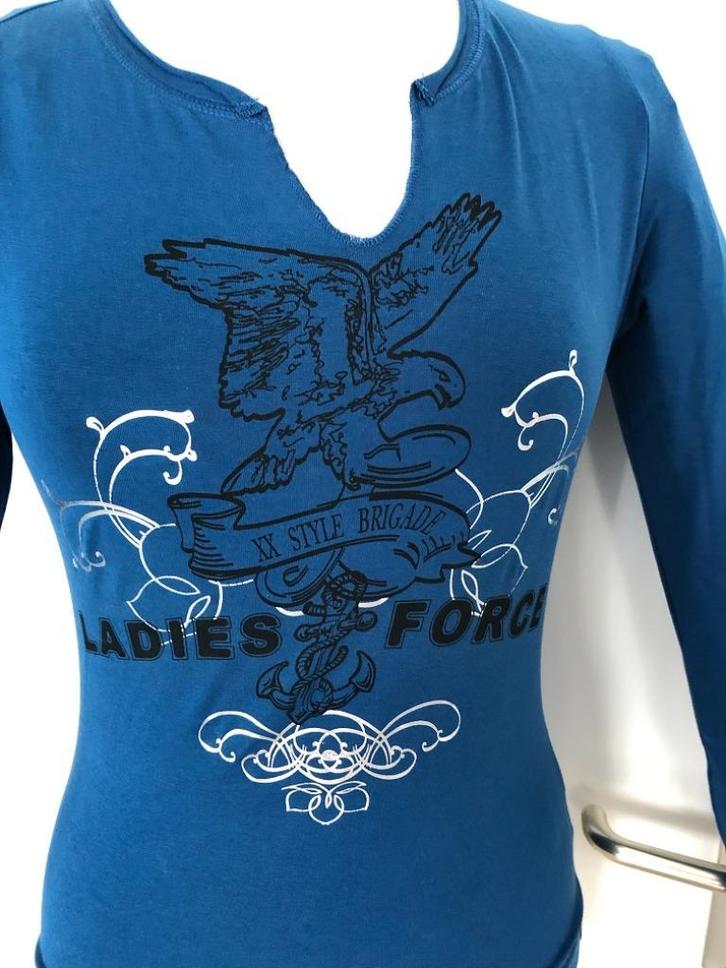 Mooie Nieuwe blauwe longsleeve v. Mexx mt M 38, Kleding | Dames, T-shirts, Nieuw, Maat 38/40 (M), Blauw, Lange mouw, Ophalen of Verzenden