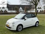 Fiat 500C 1.2 Cabriolet Black&White /Climate/Cruise/PDC ✅, Stof, Gebruikt, 4 cilinders, Wit