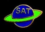 SAT ruimtevaart pin, Verzamelen, Speldjes, Pins en Buttons, Verzenden, Nieuw, Transport, Speldje of Pin