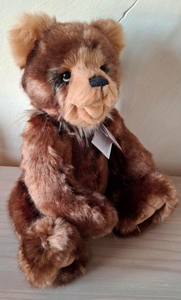 Charlie Bears vrolijke Mr. Adams. €100 incl verzendkosten., Verzamelen, Beren en Cherished Teddies, Nieuw, Stoffen beer, Overige merken
