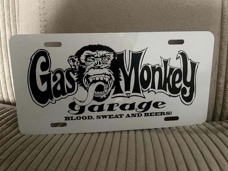Gas Monkey Garage reclamebord, Verzamelen, Merken en Reclamevoorwerpen, Reclamebord, Ophalen of Verzenden