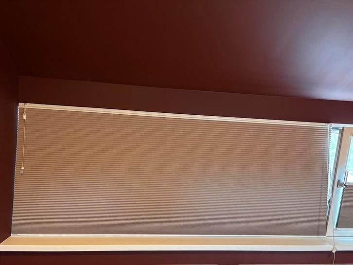 Veneta Energy - Plissegordijn Top Down Bottom Up FT20 -Terra, Huis en Inrichting, Stoffering | Gordijnen en Lamellen, Nieuw, Minder dan 100 cm